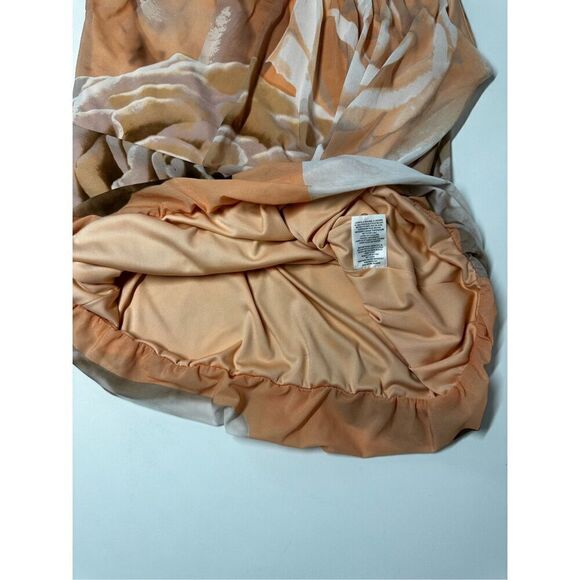 JOY IS CONTAGIOUS BOHEMIAN SLEEVELESS TOP SIZE 1X Floral Print Lined - Picture 10 of 13